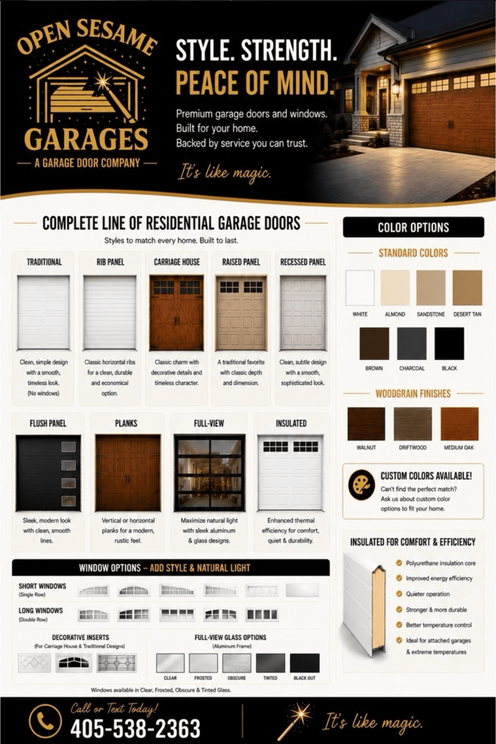 Garage Door Styles, Colors & Windows: The Complete Guide